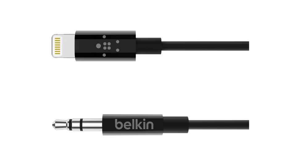Belkin launches 3.5mm audio cable with lightning connector