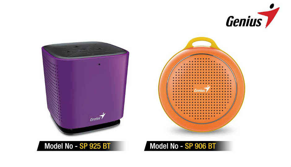 Genius launches SP-925BT and SP-906BT Bluetooth speakers