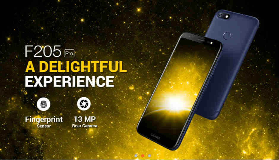 Gionee F205 Pro स्मार्टफोन 3000mAh क्षमता वाली बैटरी के साथ भारत में लॉन्च, जानिये कीमत
