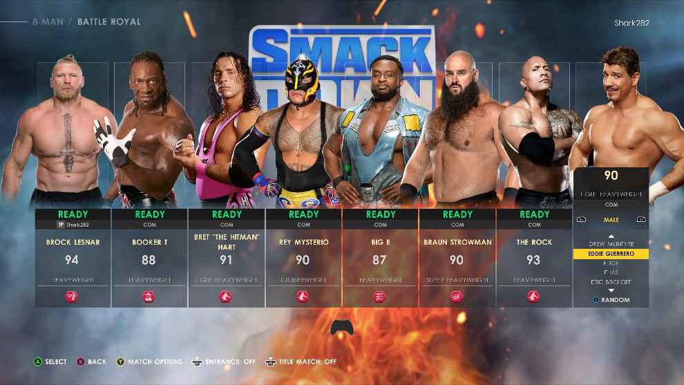 SportsGamersWorld on X: The first six WWE 2K22 roster ratings