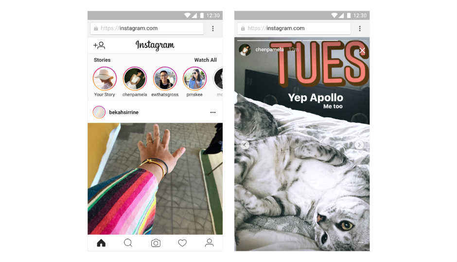 Instagram Stories starts rolling out for mobile web