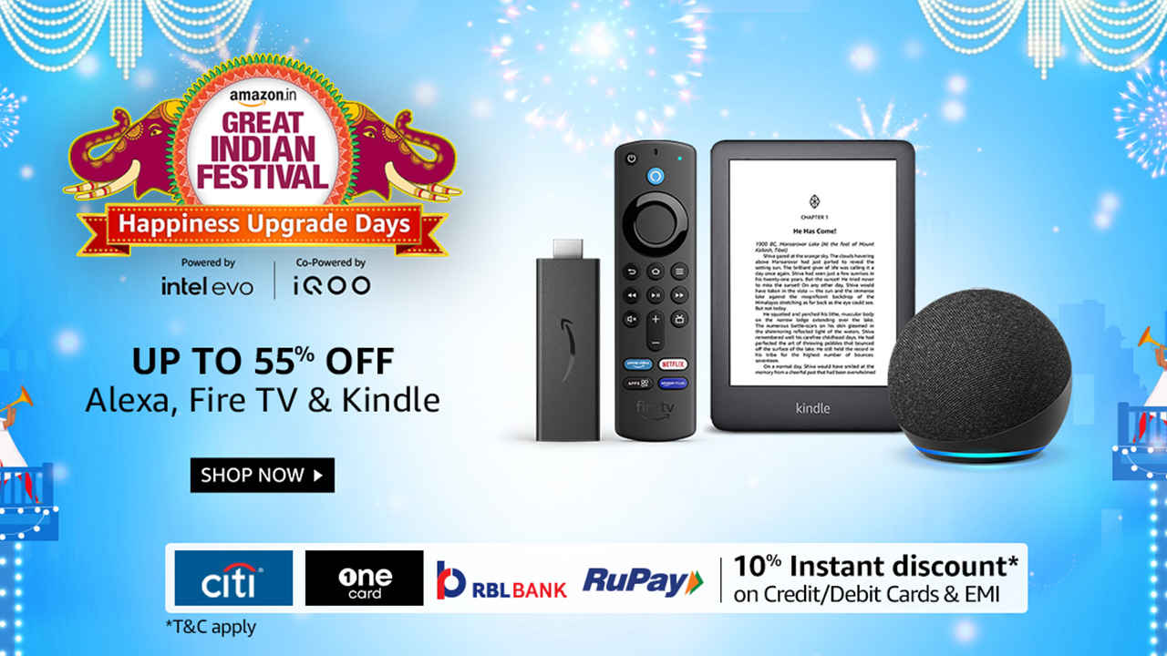 Amazon Great Indian Festival 2022 Happiness Upgrade Sale: Best deals and offers on Alexa, Kindle, and Fire TV devices