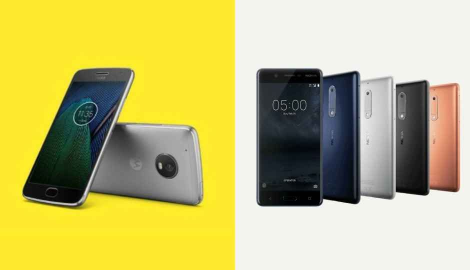 Moto G5 v. Nokia 5: Specifications compared of new midrange Android phones