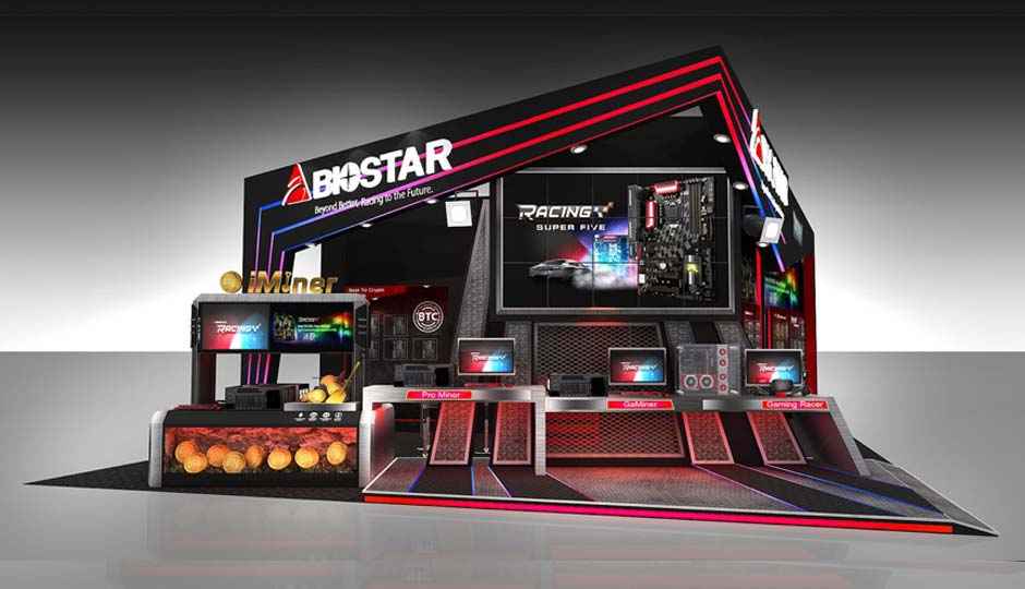 BIOSTAR COMPUTEX 2018 में दिखा रहा है गेमिंग, क्रिप्टो माइनिंग और बहुत कुछ