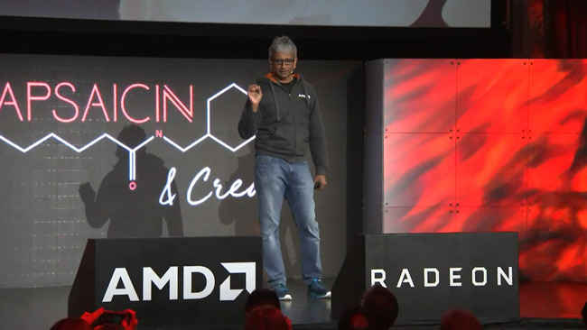 Raja Koduri AMD RX VEGA Graphics Card GDC 2017