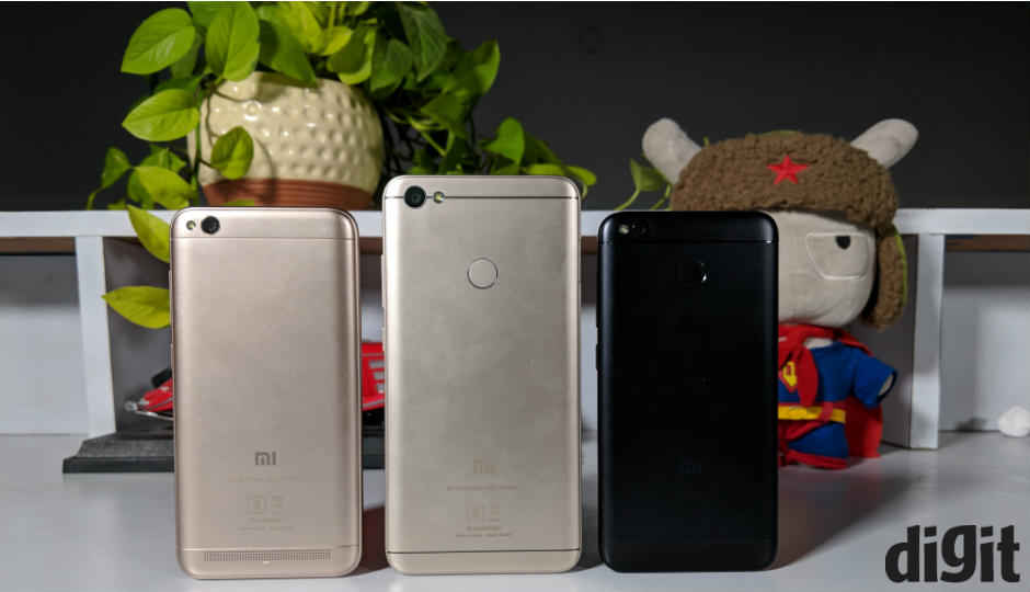 Xiaomi Redmi 5A vs Redmi 4 vs Redmi Y1: Which budget phone offers most value?