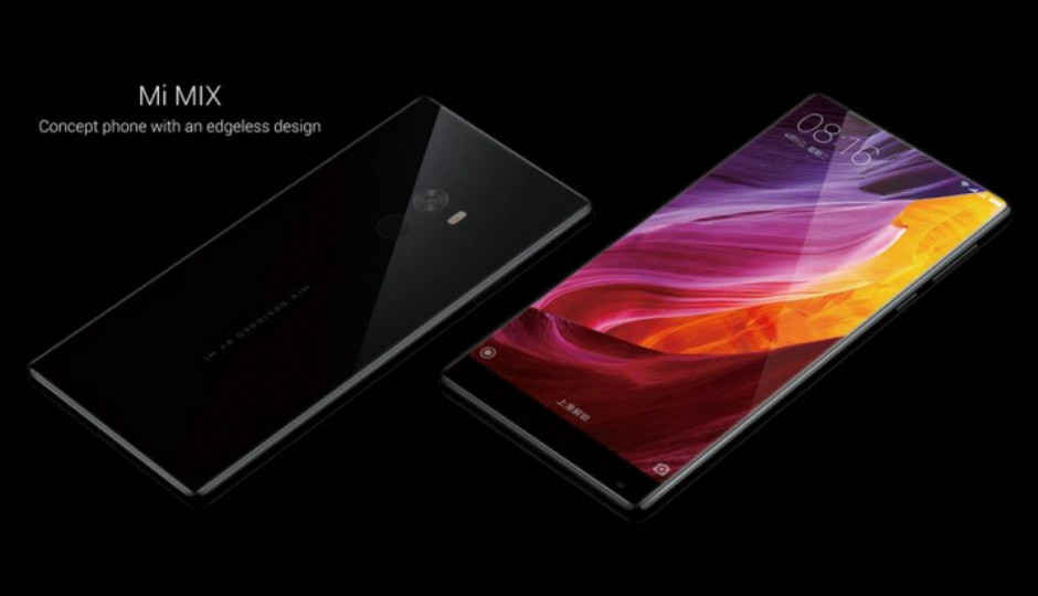 Xiaomi Mi Mix with edgeless design, 91.3% screen-to-body launched in China