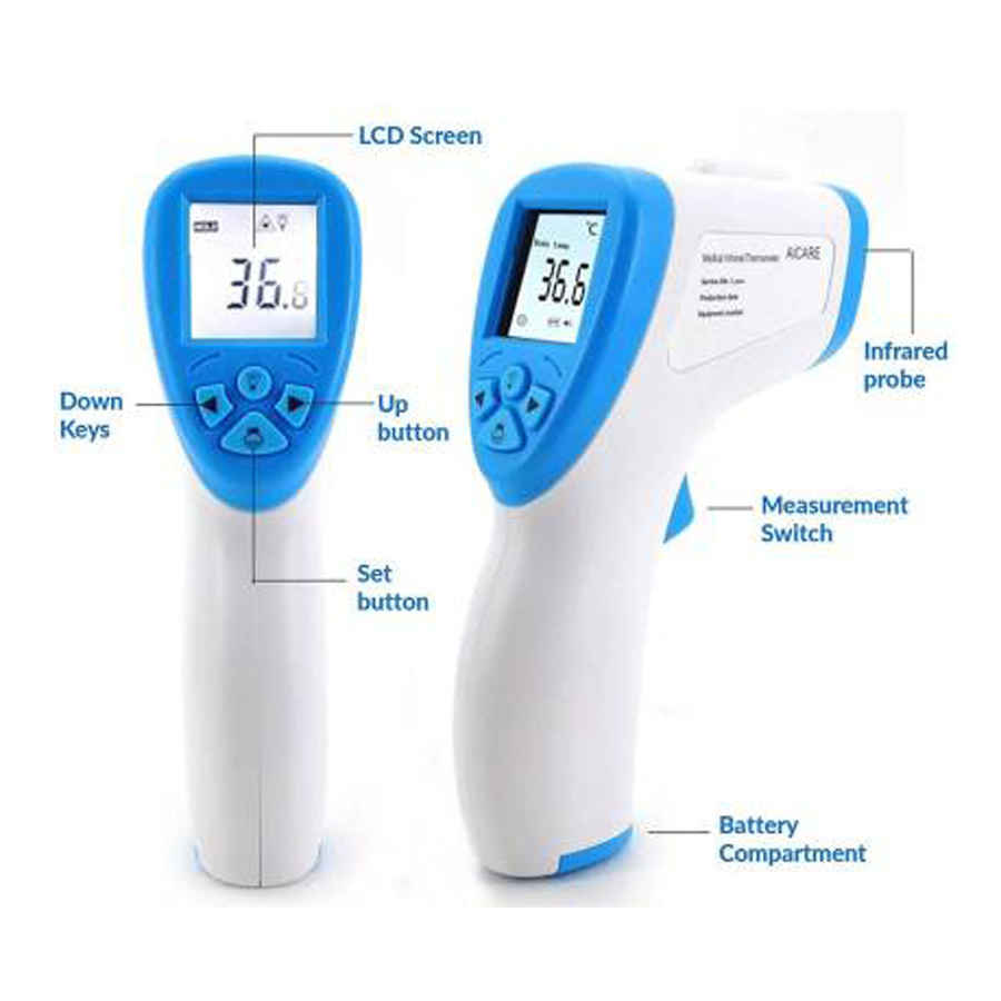AICARE Infrared Forehead Digital Thermometer 