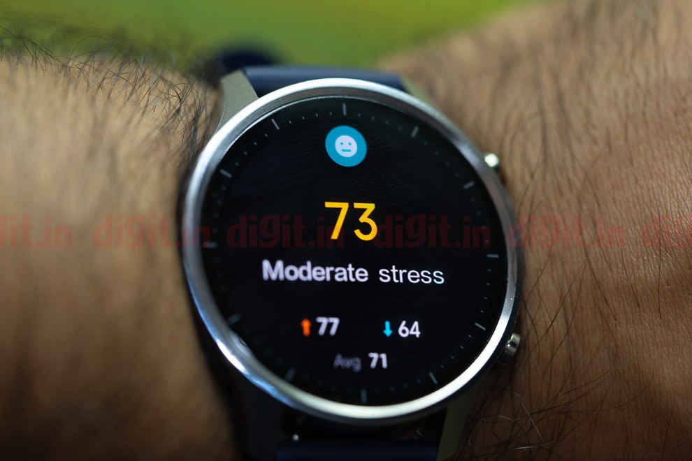 Mi Watch Revolve uses FirstBeat Motion algorithms to accurately measure your body energy levels and also stress
