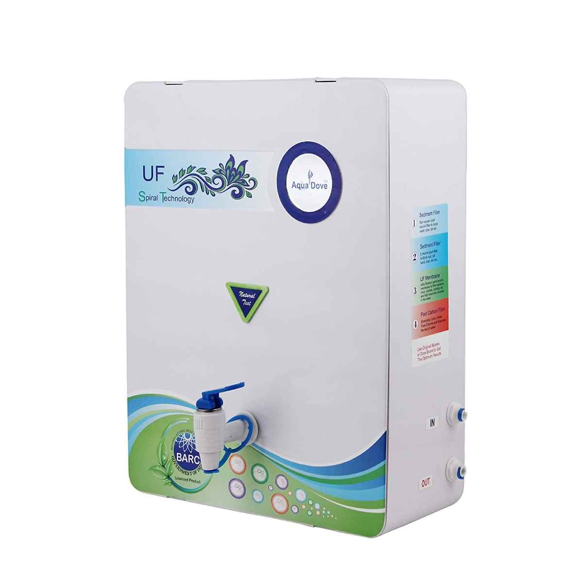 ಆಕ್ವಾ Dove non-electric Barc UF water purifier 