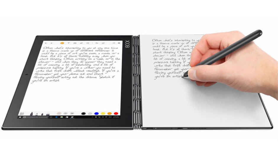 Lenovo previews an e-ink keyboard on the Yoga Book 2