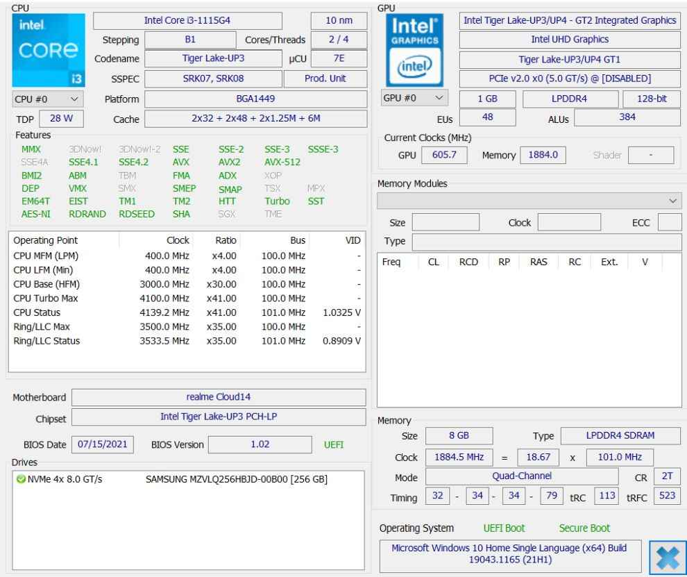 Realme Book Specifications