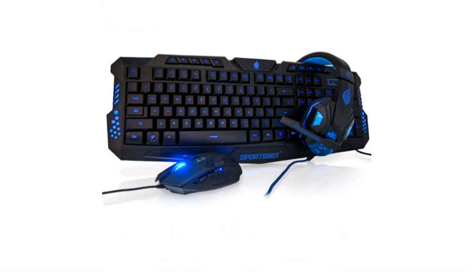 SportsBot SS301 gaming combo with headphone, keyboard and mouse launched at Rs 2,990