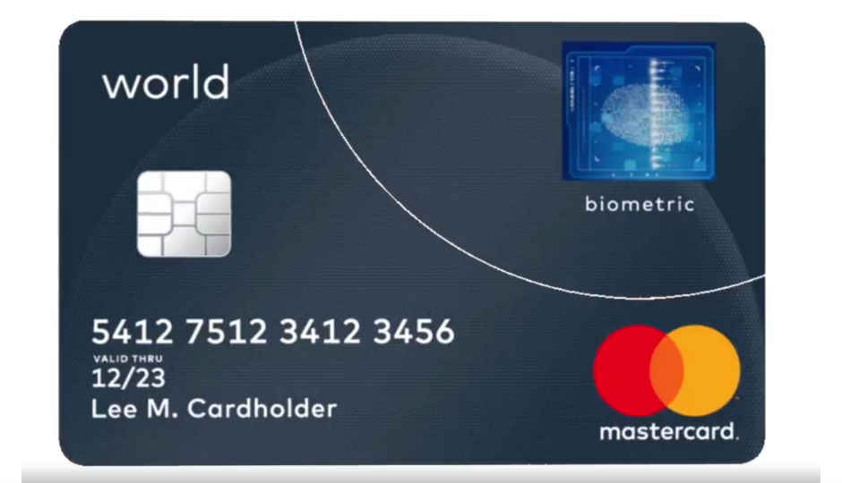 Mastercard’s biometric card has an embedded fingerprint sensor