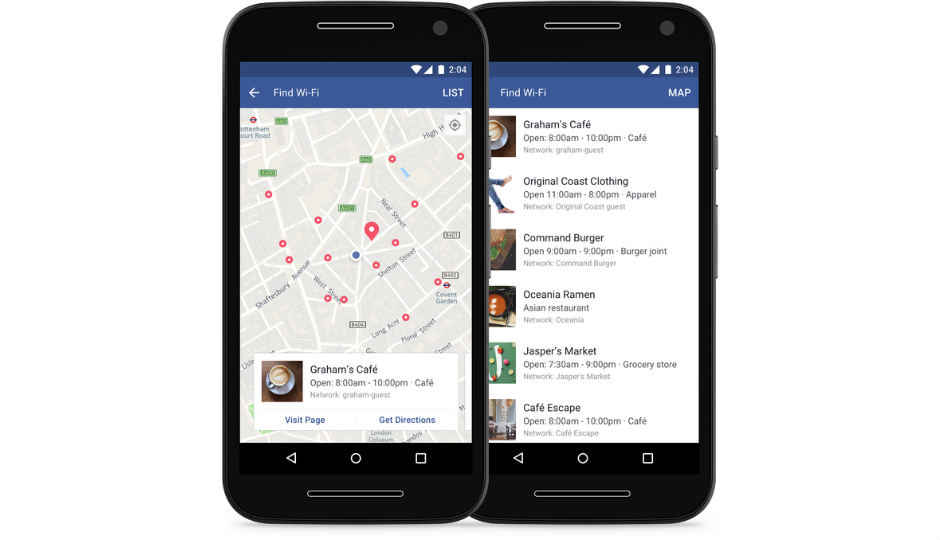 Facebook’s Find Wi-Fi feature will help you locate nearby Wi-Fi hotspots