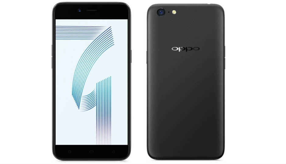 Oppo A71 launched with 5.2-inch display, 13MP primary camera and Android Nougat at Rs 12,990