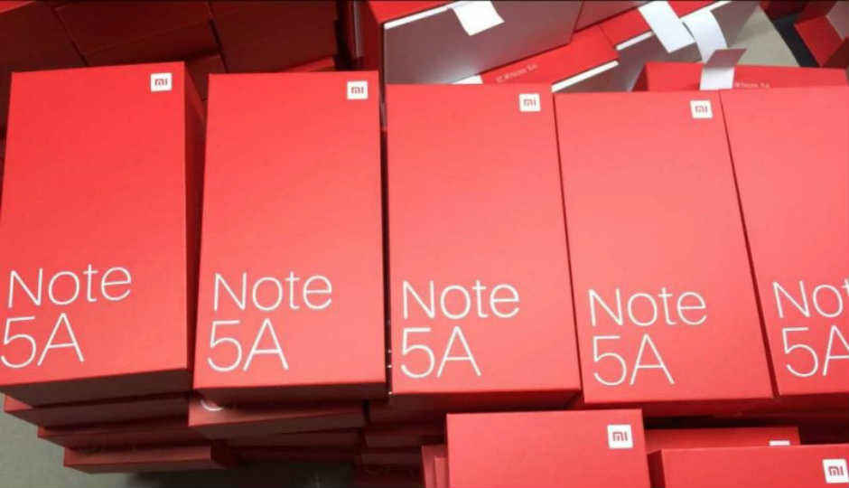 Xiaomi Redmi Note 5A’s retail package reveals 5.5-inch display and dual rear camera setup