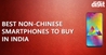 Best non-Chinese smartphones to buy in India