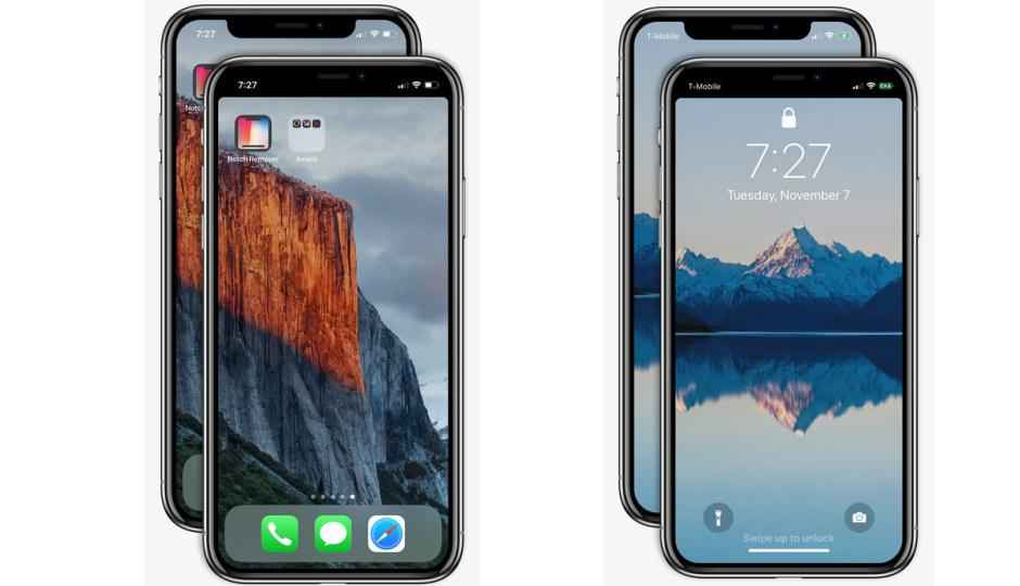 ‘Notch Remover’ is an app that gets rid of iPhone X’s notch