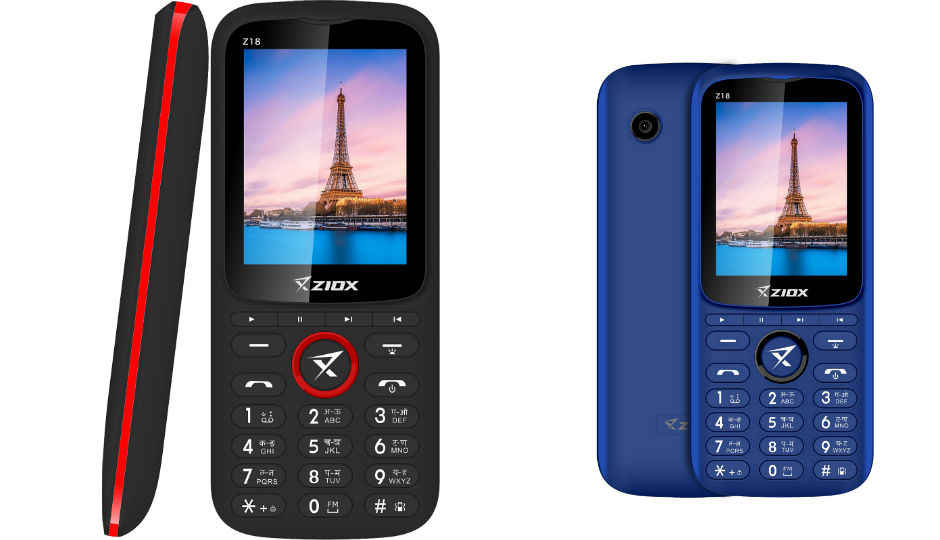 Ziox Mobiles announces Z18 feature phone for Rs 1860