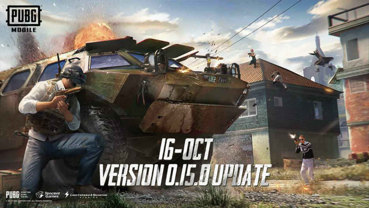 PUBG Mobile v0.15.0 update adds new vehicles, guns and more