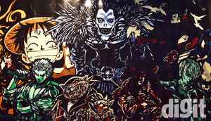 Artwork at the Mumbai Film and Comics Convention 2014