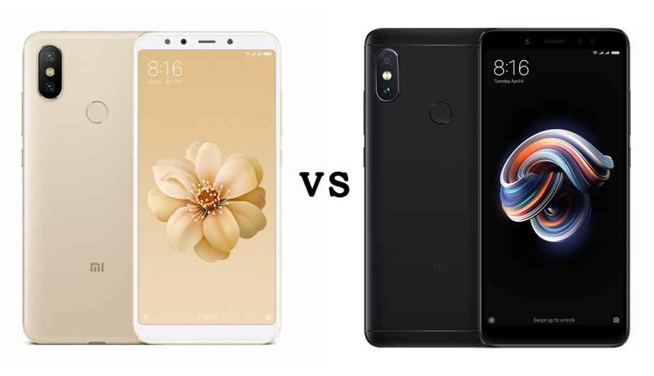 Xiaomi Mi 6X (Mi A2) vs Redmi Note 5 Pro: Specification comparison