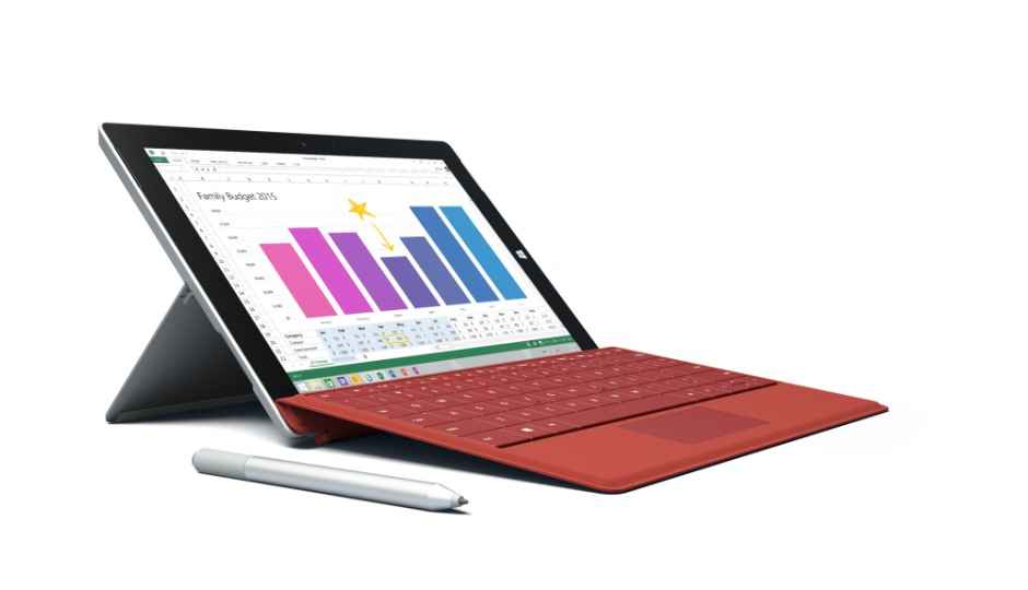 Microsoft unveils Surface 3, features full Windows and Intel SoC