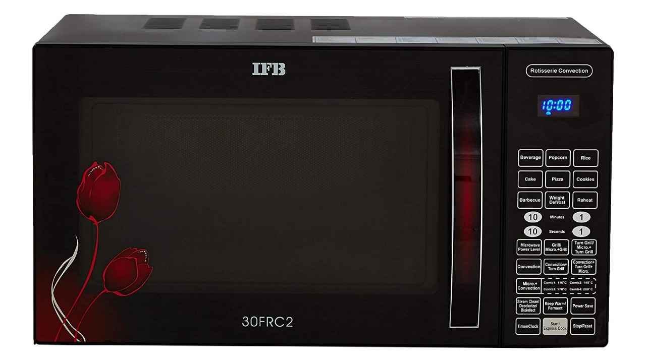 Microwave ovens with touch button panel for finer control