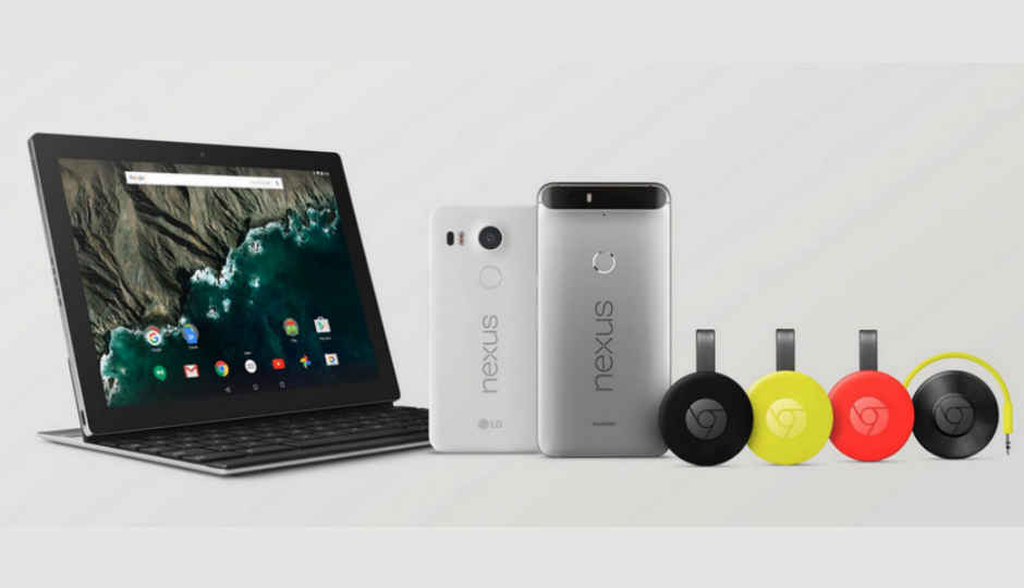 Google announces Nexus 5X, 6P, Chromecast devices and Pixel C Tablet