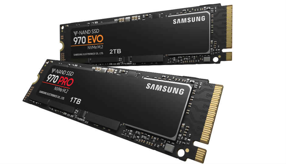 Samsung announces 970 Pro and EVO SSDs starting Rs 10,500