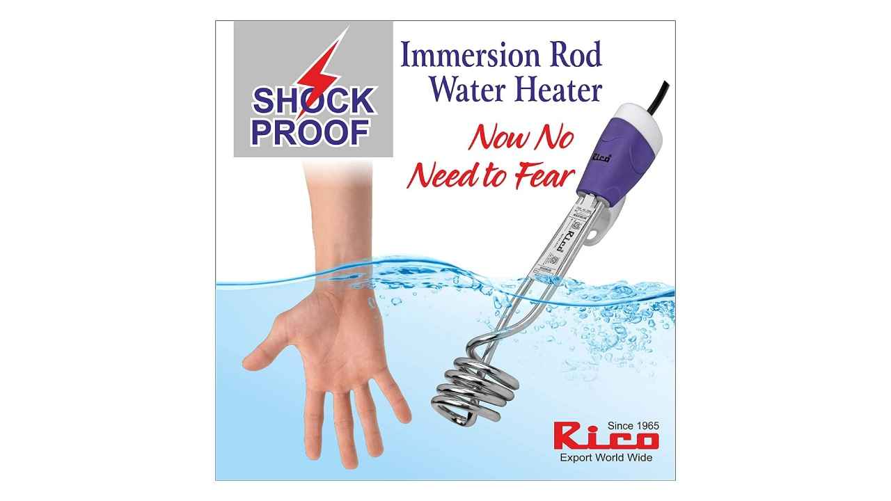 Best 1500W immersion rod water heaters to quickly heat water