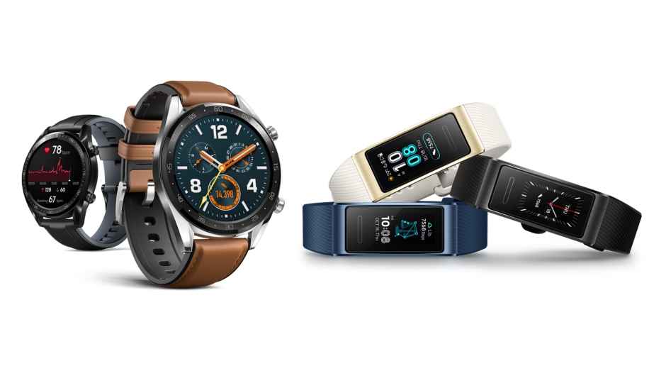 Huawei Watch GT with 30-day battery backup and Band 3 Pro with 20-day battery life launched