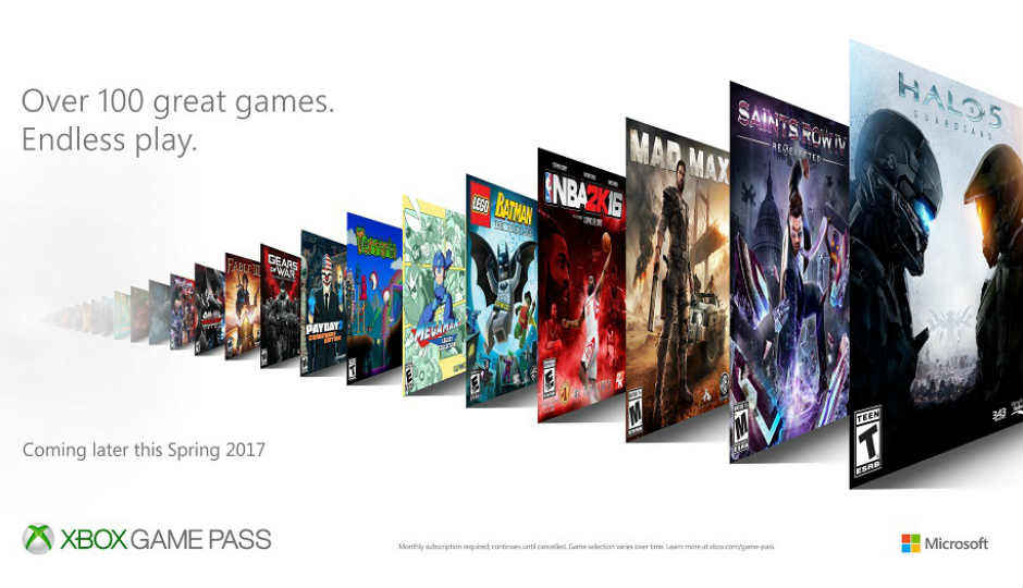 Microsoft’s Xbox Game Pass monthly subscription service offers gamers access over 100 titles