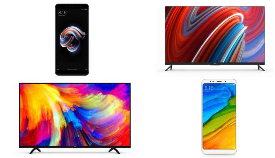Xiaomi Mi LED Smart TV 4A, Smart  TV 4, Redmi Note 5 and Note 5 Pro on sale today at 12PM via Flipkart, Mi.com, Mi Homes