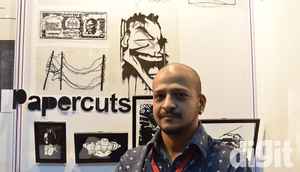 Artwork at the Mumbai Film and Comics Convention 2014