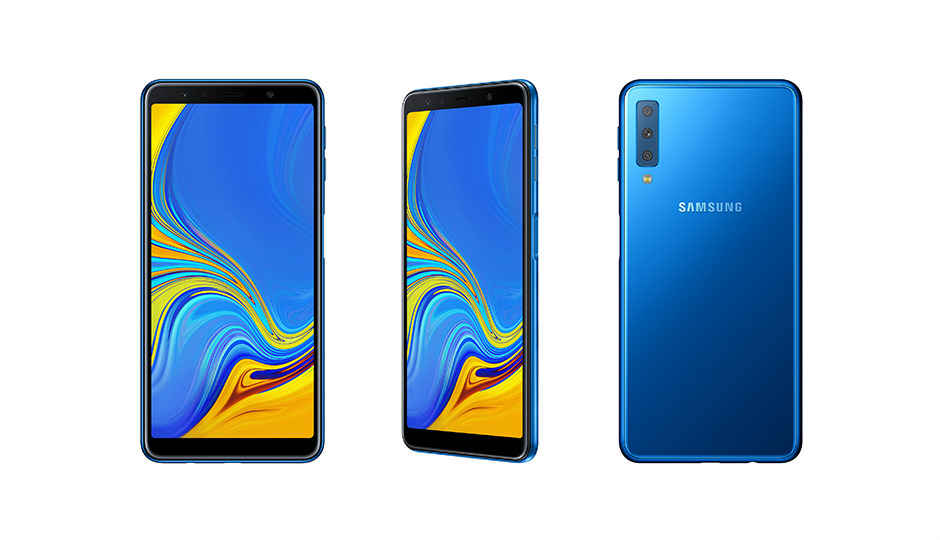 Samsung Galaxy A7 (2018) ट्रिपल कॅमेरा सह तीन वेरिएंट मध्ये झाला लॉन्च