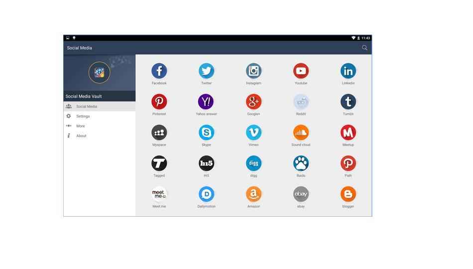 అన్ని సోషల్ నెట్వర్కింగ్ వెబ్ సైట్లు ఒక్క యాప్ లో