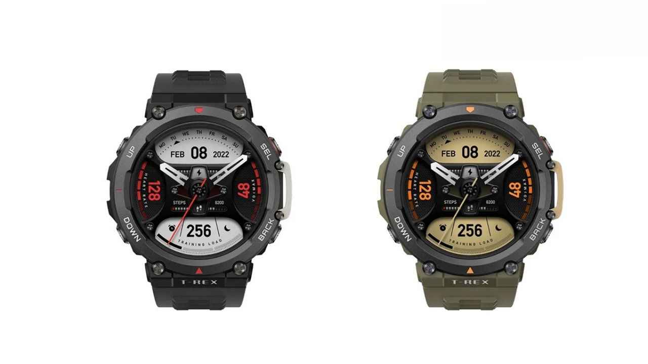 Amazfit T-Rex 2 With 10ATM Water Resistance and Rugged Build Sees Daylight