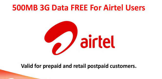1.2 GB വരെ സൗജന്യ ഡാറ്റ നേടാൻ എയർടെൽ ഉഭഭോതകൾക്ക് കഴിയും