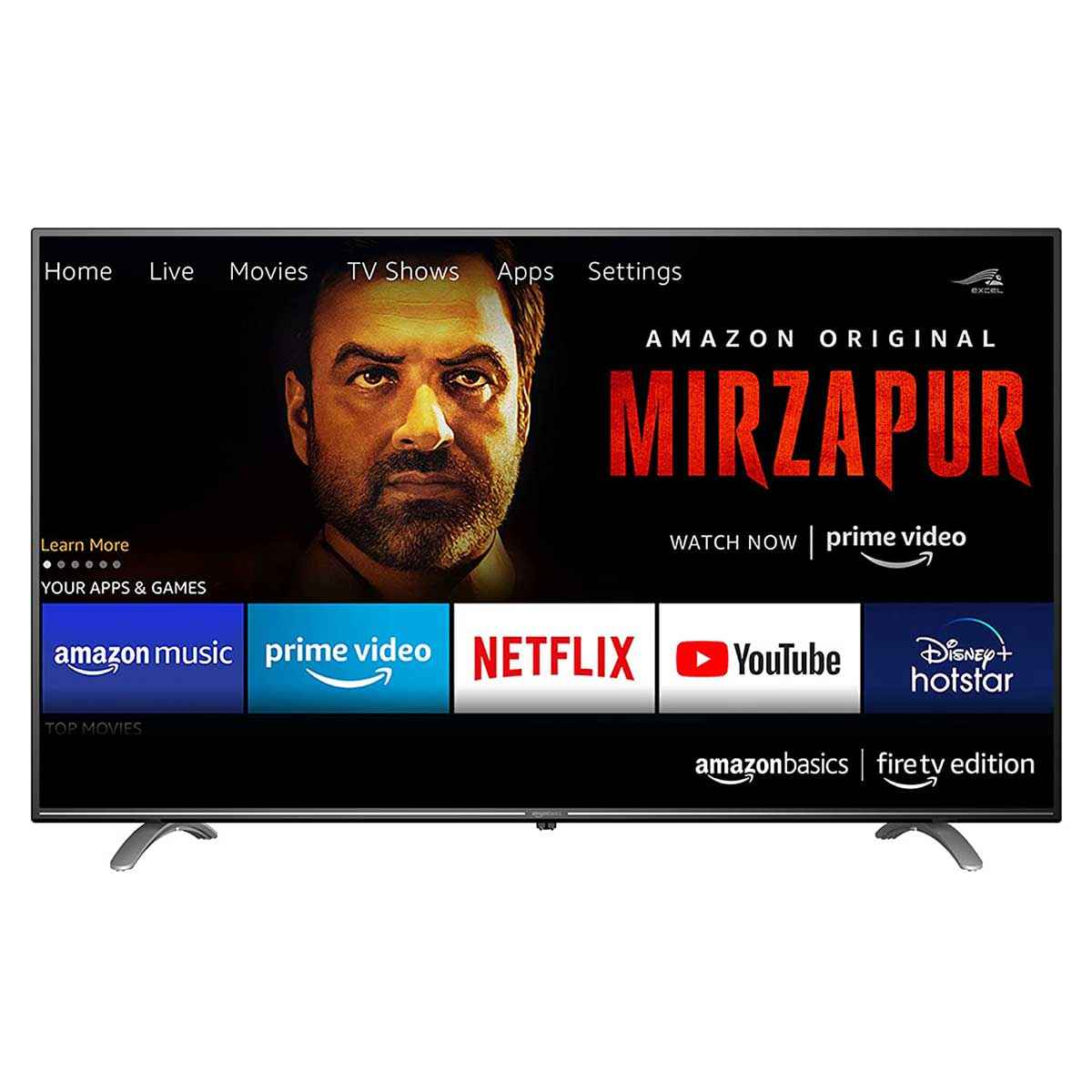 AmazonBasics 50 inches 4K Ultra HD Smart LED TV (AB50U20PS)