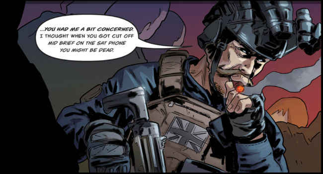 Call of Duty Mobile's in-game comic hints at the inclusion of night vision goggles