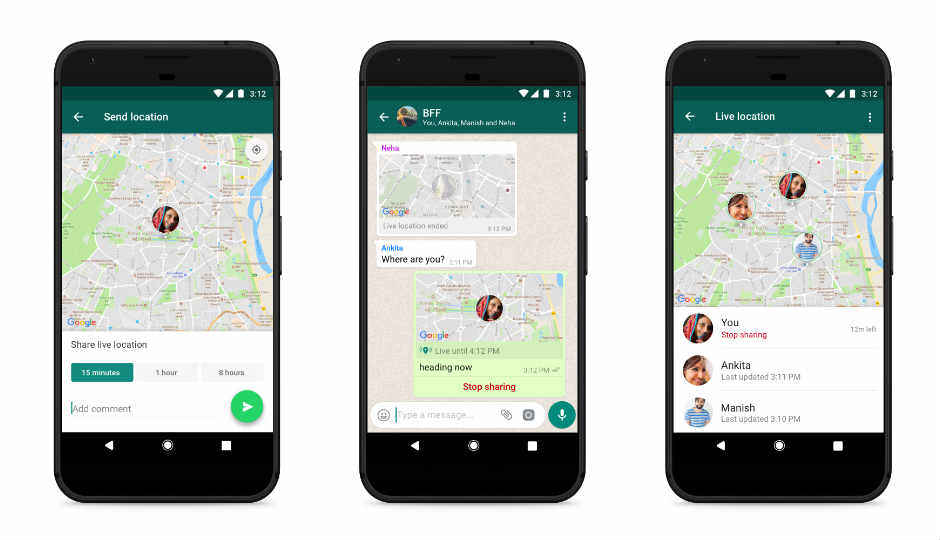 WhatsApp rolling out Live Location for Android and iOS: Here’s how to use the encrypted location sharing feature