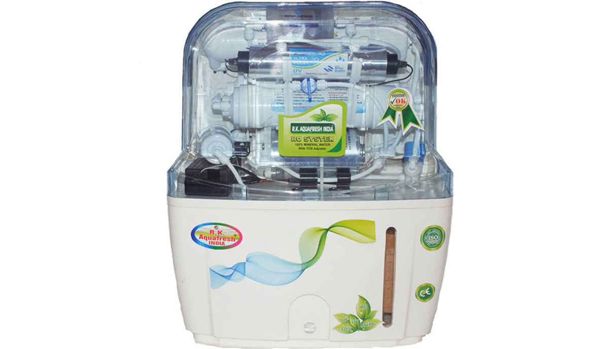 Rk Aquafresh India 33909772488 12 RO + UV + UF + TDS Water Purifier (White) 