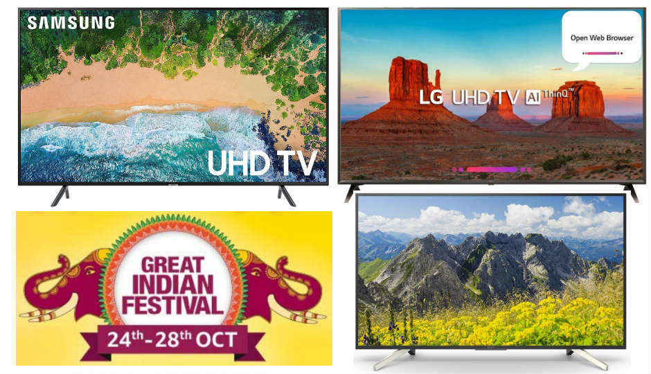 Amazon Great Indian festival phase 2: Deals on TVs from Samsung, TCL, LG, Panasonic and more