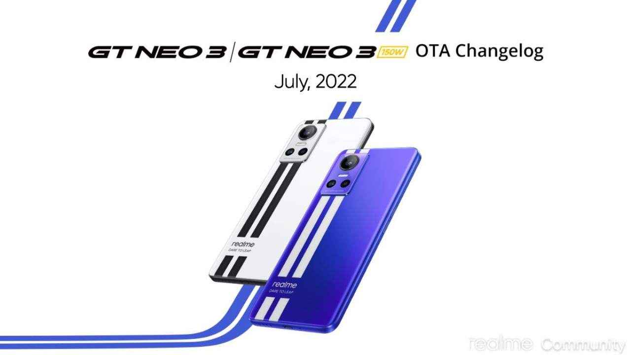 Realme GT Neo 3, Realme 7i, Realme X7 Max 5G And Realme Narzo 50A Receive New OTA Changelog Update For July 2022