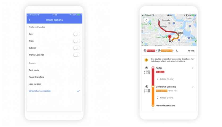 Google Maps gets ‘Wheelchair accessibility’ routes
