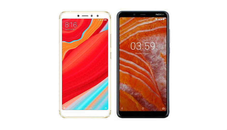 10,000 रूपये की श्रेणी में आने वाले Redmi Y2 और Nokia 3.1 Plus के बीच स्पेसिफिकेशन की तुलना