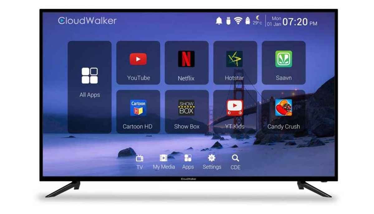 Cloudwalkar 50 inches Smart Full HD LED TV
