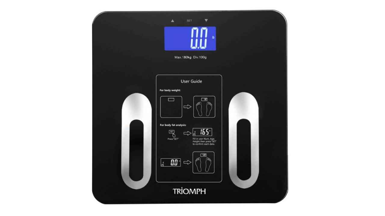 Smart weighing scales for a full body check-up